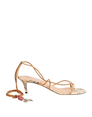ISABEL MARANT Flip flops Light brown 100% Calfskin