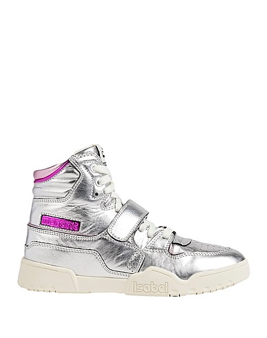 ISABEL MARANT Sneakers Silver 100% Cow leather