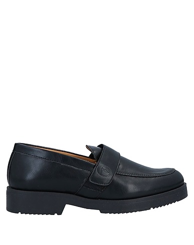 TRUSSARDI JEANS Loafers Black Synthetisches Material
