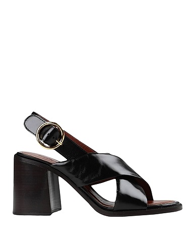 SEE BY CHLOÉ Sandals Black Calfskin