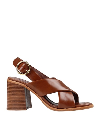 SEE BY CHLOÉ Sandals Brown Calfskin