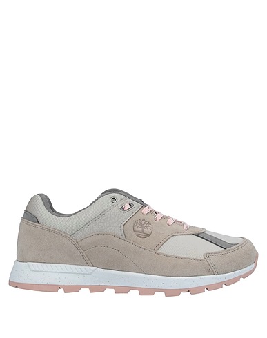 TIMBERLAND Sneakers Grey Soft Leather, Textile fibres