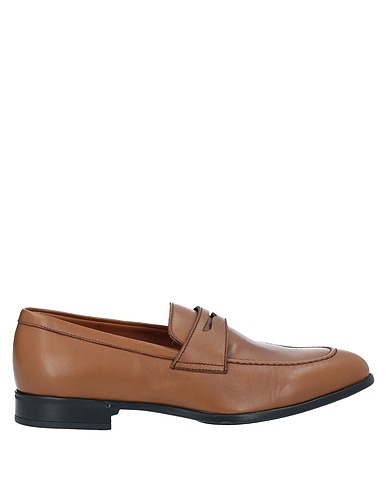 DOUCAL'S Loafers Tan Soft Leather