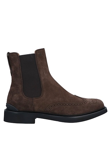 TOD'S Ankle boot Dark brown Leather