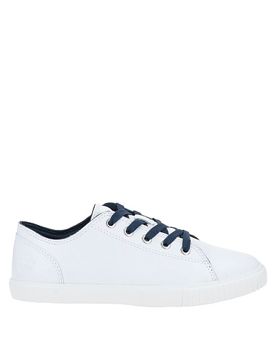 TIMBERLAND Sneakers Bianco Pelle, Fibre tessili