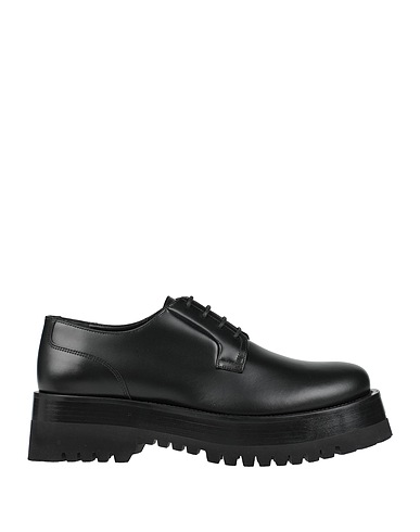 VALENTINO GARAVANI Laced shoes Black Soft Leather