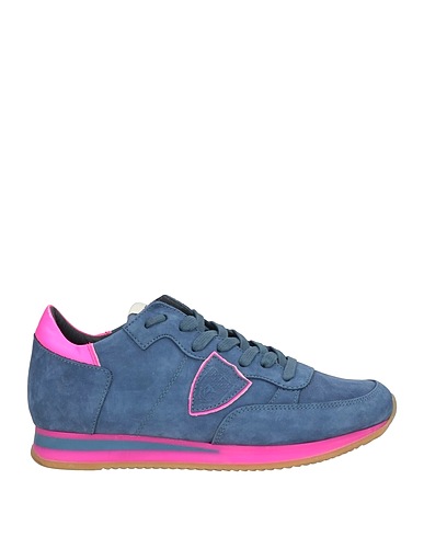 PHILIPPE MODEL Sneakers Slate blue Soft Leather