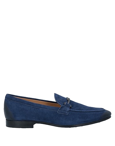 TOD'S Loafers Midnight blue Soft Leather