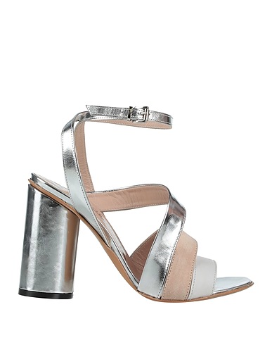 FIORIFRANCESI Sandals Silver Leather