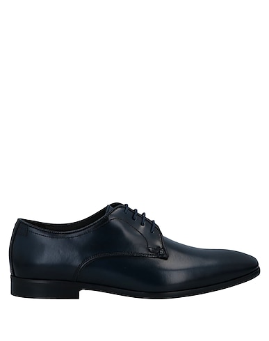 CARLO PAZOLINI Laced shoes Midnight blue Soft Leather