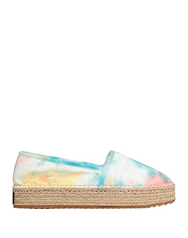 TOMMY JEANS Espadrilles TIE DYE ESPADRILLE
 Sky blue 100% Recycled cotton