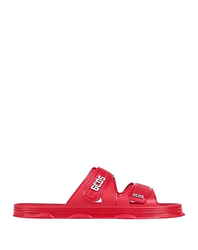 GCDS Sandals Red Rubber