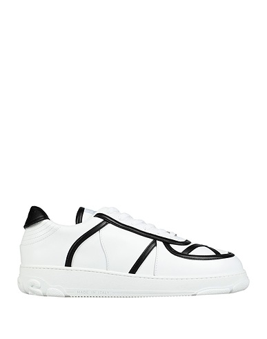 GCDS Sneakers White Soft Leather