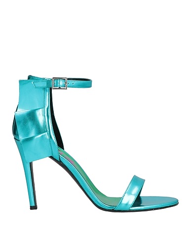 ANIYE BY Sandals Turquoise Textile fibres