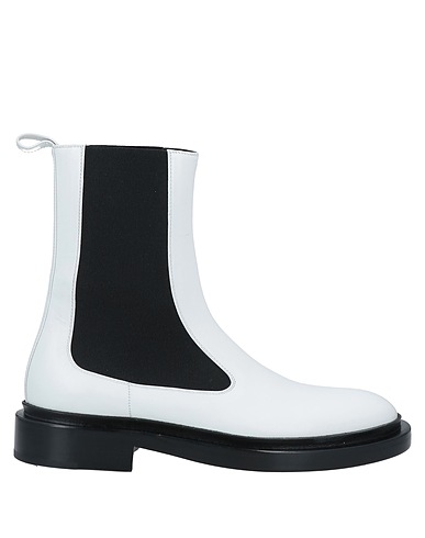 JIL SANDER Ankle boot White Calfskin