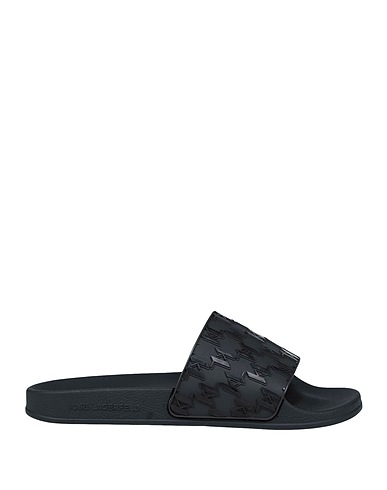 KARL LAGERFELD Sandals KONDO MONOGRAM SLIDE
 Black Synthetic fibers