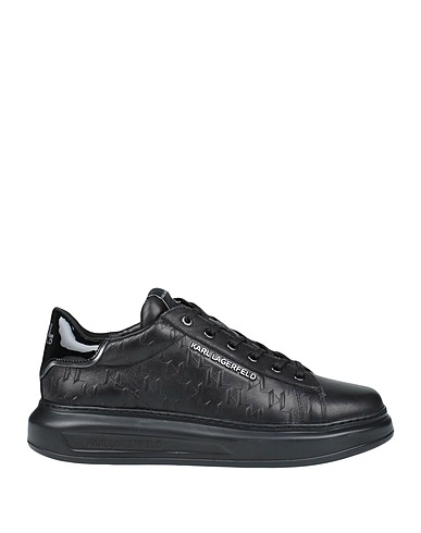 KARL LAGERFELD Sneakers KAPRI MENS MONOGRAM EMBOSS LO
 Black Soft Leather