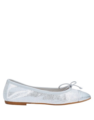 CARLO PAZOLINI Ballet flats Silver Soft Leather