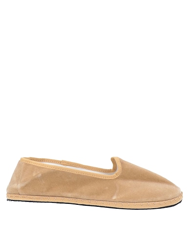 LE SUR Loafers Beige Textile fibers