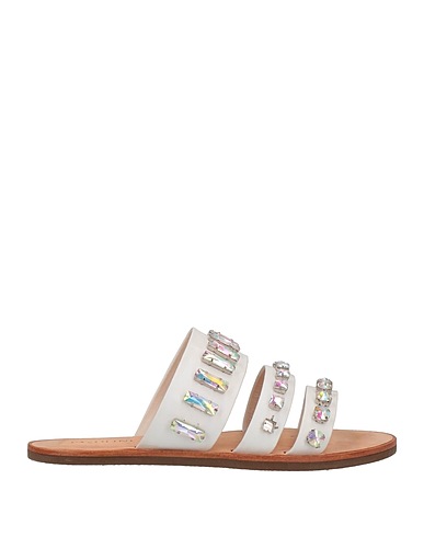 CARLO PAZOLINI Sandals White Textile fibres