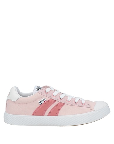 PALLADIUM Sneakers Rosa chiaro Fibre tessili, Pelle