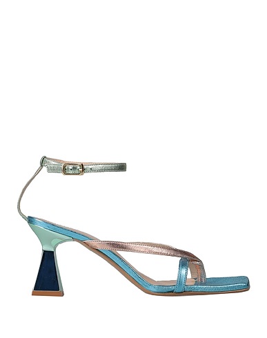 LE PEPITE Sandals Sky blue Soft Leather