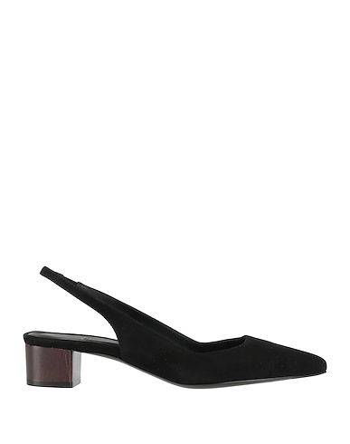 THEORY Court Black Soft Leather