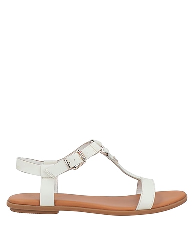 TOMMY HILFIGER Sandals Ivory Soft Leather