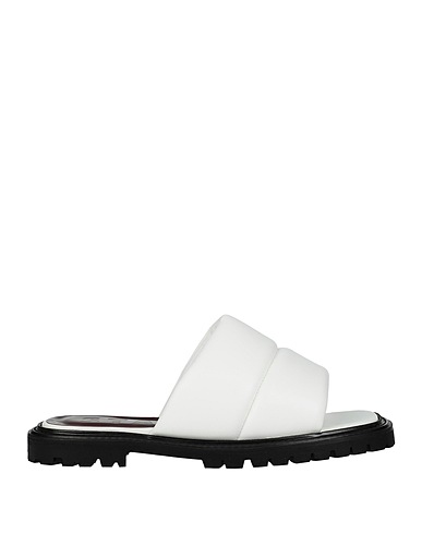 STAUD Sandals ASTRO SLIDE
 White 100% Polyurethane