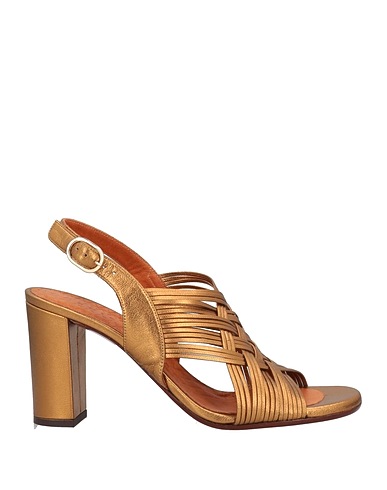 CHIE MIHARA Sandals Bronze 100% Goat skin