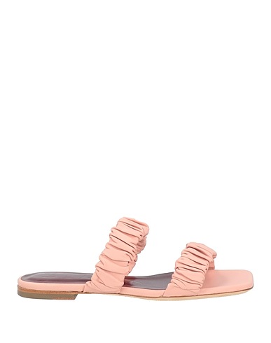 STAUD Sandali MAYA RUCHED SANDAL
 Cipria 100% Pelle di capra