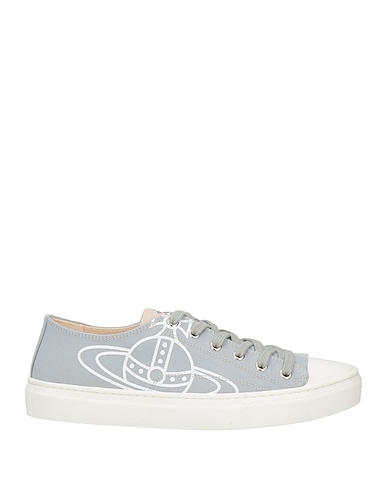 VIVIENNE WESTWOOD Sneakers PLIMSOLL LOW TOP 2.0
 Grey 100% Cotton