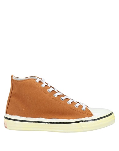 MARNI Sneakers Brown Textile fibres, Other Fibres