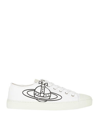 VIVIENNE WESTWOOD Sneakers PLIMSOLL LOW TOP 2.0
 White 100% Cotton