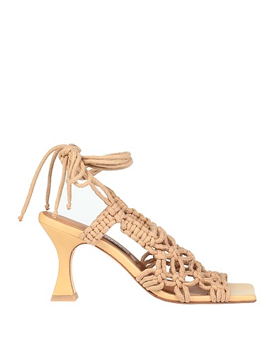 MIISTA Sandalen STEPHANIE COFFEE MILK
 Sand 100% Baumwolle