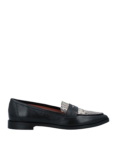 POLLINI Loafers Grey Soft Leather
