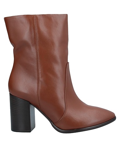 POLLINI Ankle boot Tan Leather