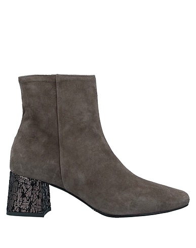 POLLINI Stivaletti Khaki Pelle