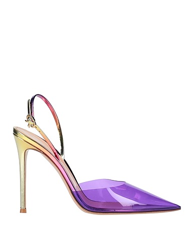 GIANVITO ROSSI Pump Purple Rubber