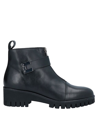 POLLINI Ankle boot Black Calfskin