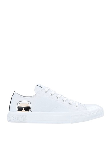 KARL LAGERFELD Sneakers KAMPUS III Karl Ikonic Lo Lace
 Light grey Textile fibres