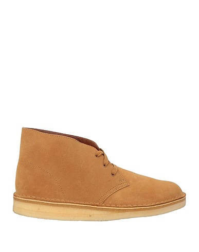 CLARKS ORIGINALS Ankle boot Mustard Leather