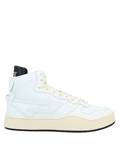 DIESEL Sneakers White Bovine leather
