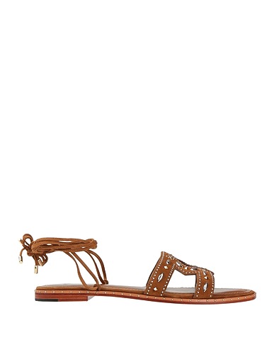 MAJE Sandals Camel Leather