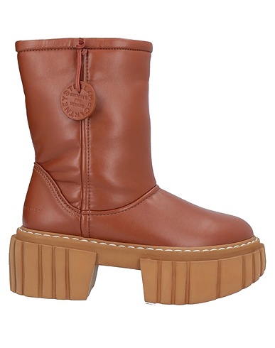 STELLA McCARTNEY Ankle boot Tan Textile fibres