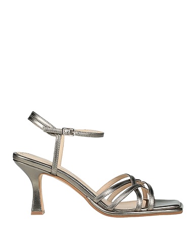 BRUNO PREMI Sandals Platinum 100% Sheepskin