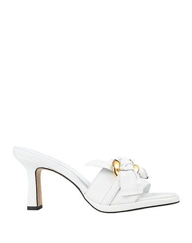 BRUNO PREMI Sandals White 100% Bovine leather