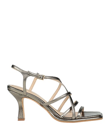 BRUNO PREMI Sandals Platinum 100% Sheepskin