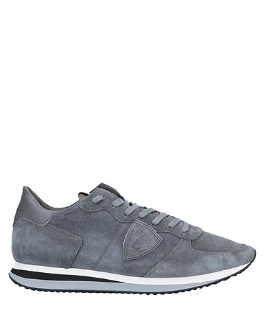 PHILIPPE MODEL Sneakers Gris Piel, Fibras textiles