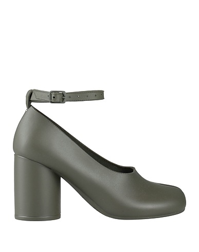 MAISON MARGIELA パンプス ミリタリーグリーン ゴム